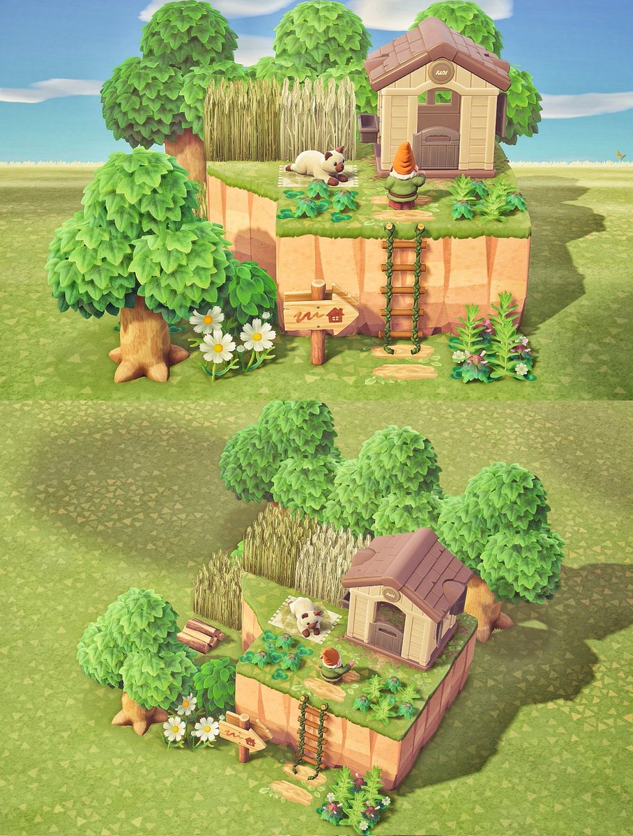 小さな家🏡🌳

#あつ森 #あつまれどうぶつの森  #55クリエイト 
#ACNH #AnimalCrossing