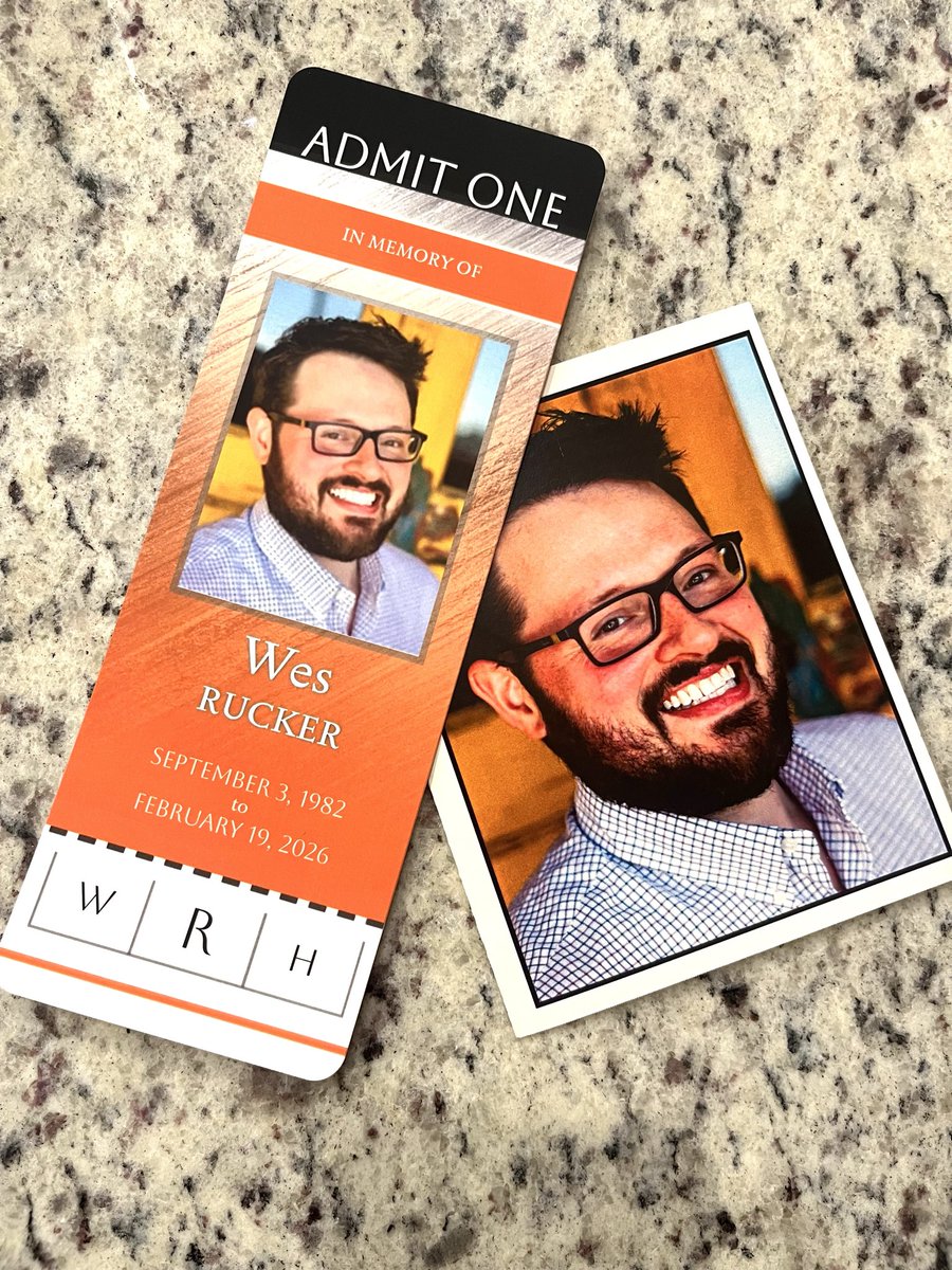 What a beautiful tribute to our dear friend Wes. The community truly showed up for his family at his service last night. My thoughts are with his wife Lauren, son Hank, and baby girl Rose, who’s due in May. 🧡