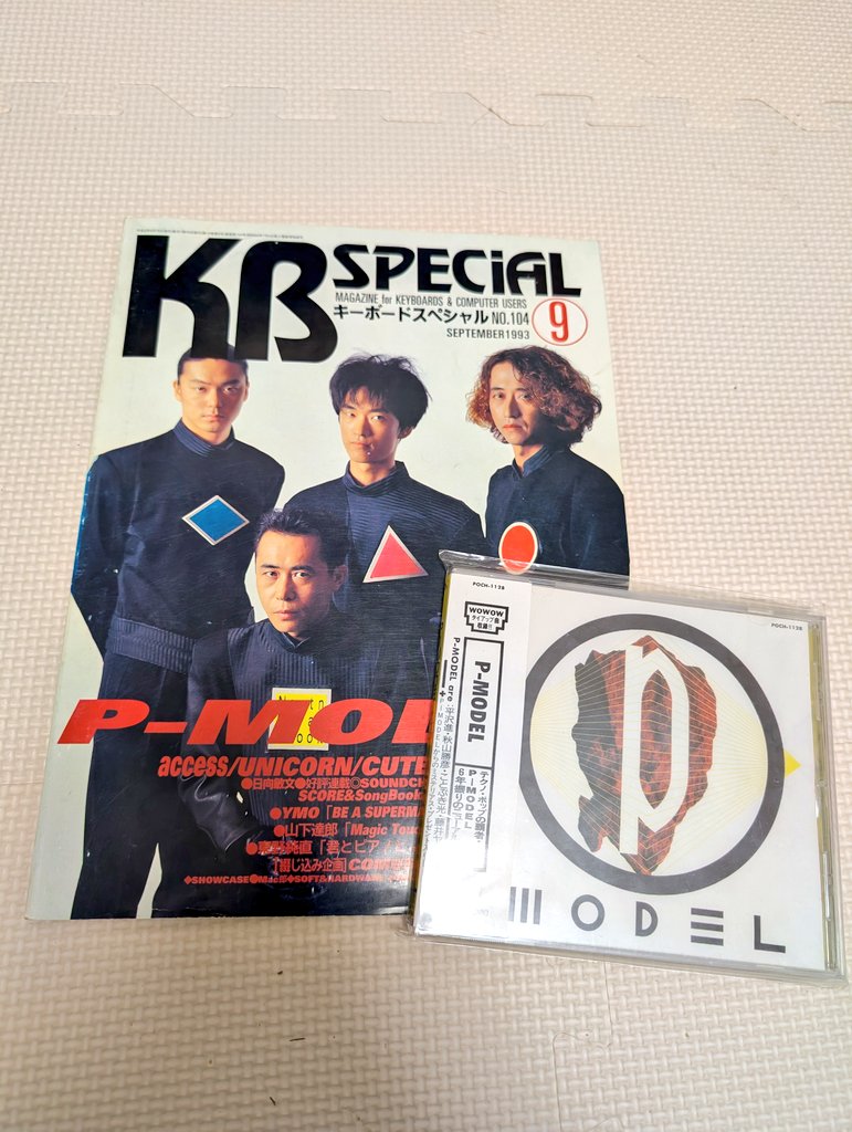 解凍。P-MODELの中で一番好きな時期。