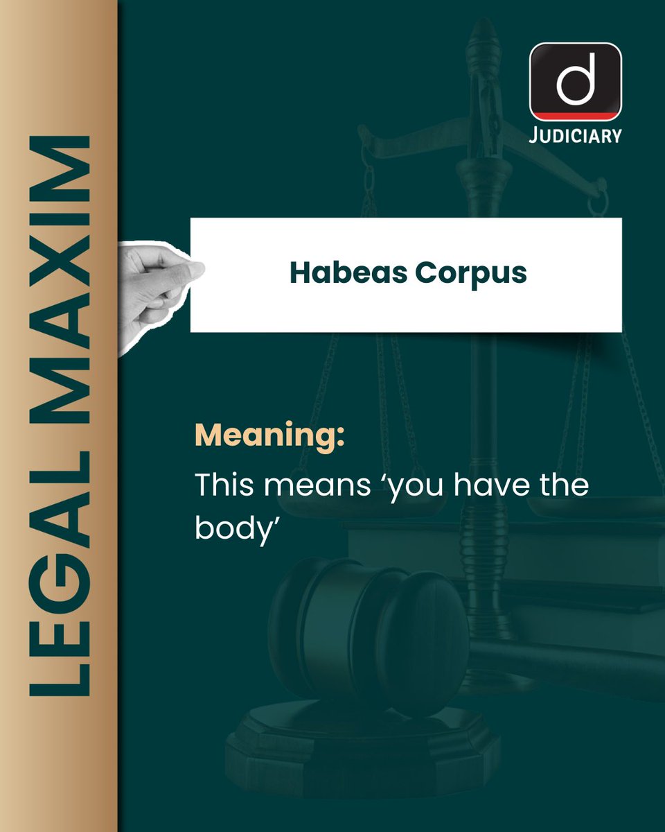 Law_Drishti's tweet image. A journey from Latin origins to modern verdicts, revealing the lasting impact of Legal Maxims
. 
Check our website: drishti.xyz/website-Judici…
. 
#LegalMaxims #IndianLaw #Terms #Phrases #LegalMaximOfTheDay #LegalTerms #LanguageLearning #DrishtiJudiciary #TeamDrishti