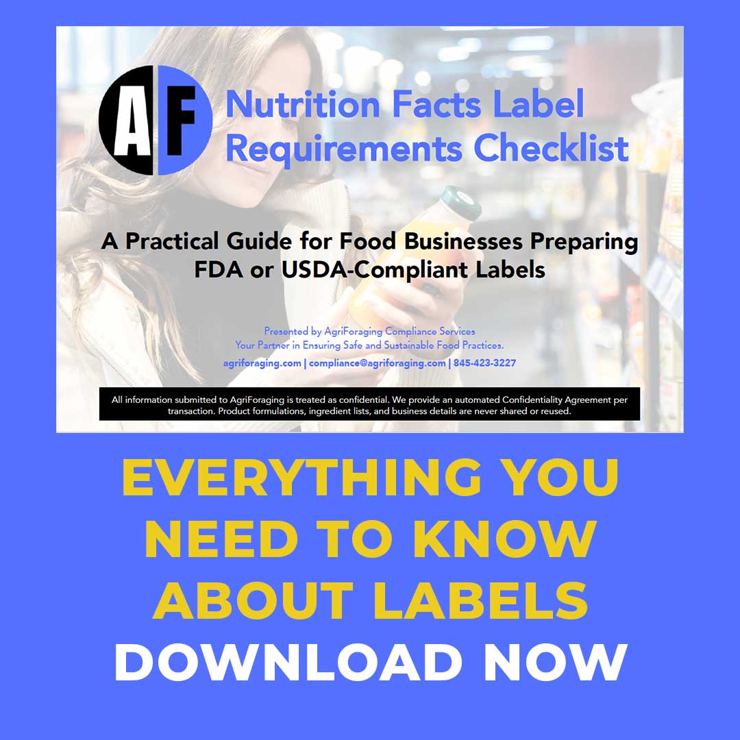Nutrition Facts labels are not graphic design. 📊

They involve:

📏 RACC selection
🍽️ Serving size math
🔥 Calorie rounding
🥜 Allergen accuracy
📄 Claim compliance

We created a practical checklist.

Download it.
Then let’s make your panel defensible.

agriforaging.com/nutrition-fact…