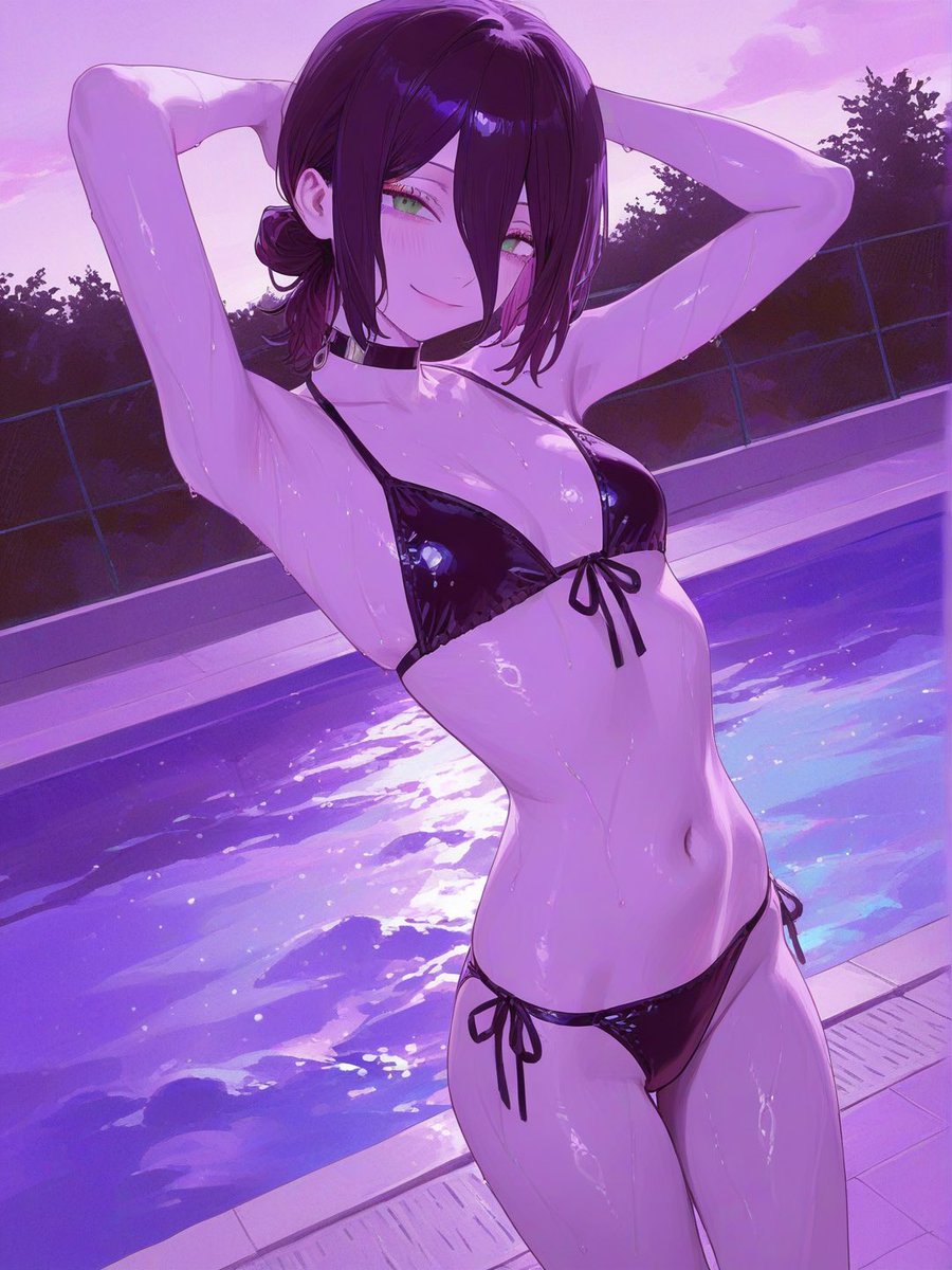 Reze midnight pool party.
#chainsawman #reze