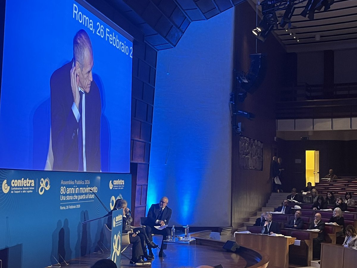 FITCISLLAZIO's tweet photo. 🖇️🧩“80 anni in movimento, una sfida che guarda al futuro”: oggi la Fit-Cisl del Lazio all’Assemblea pubblica 2026 di #Confetra.
👉🏻Interventi istituzionali e di prestigiosi economisti su temi strategici: i #trasporti, la #logistica, il #commercio internazionale,
#ilsindacatoutile https://t.co/1d5PFT4CF5