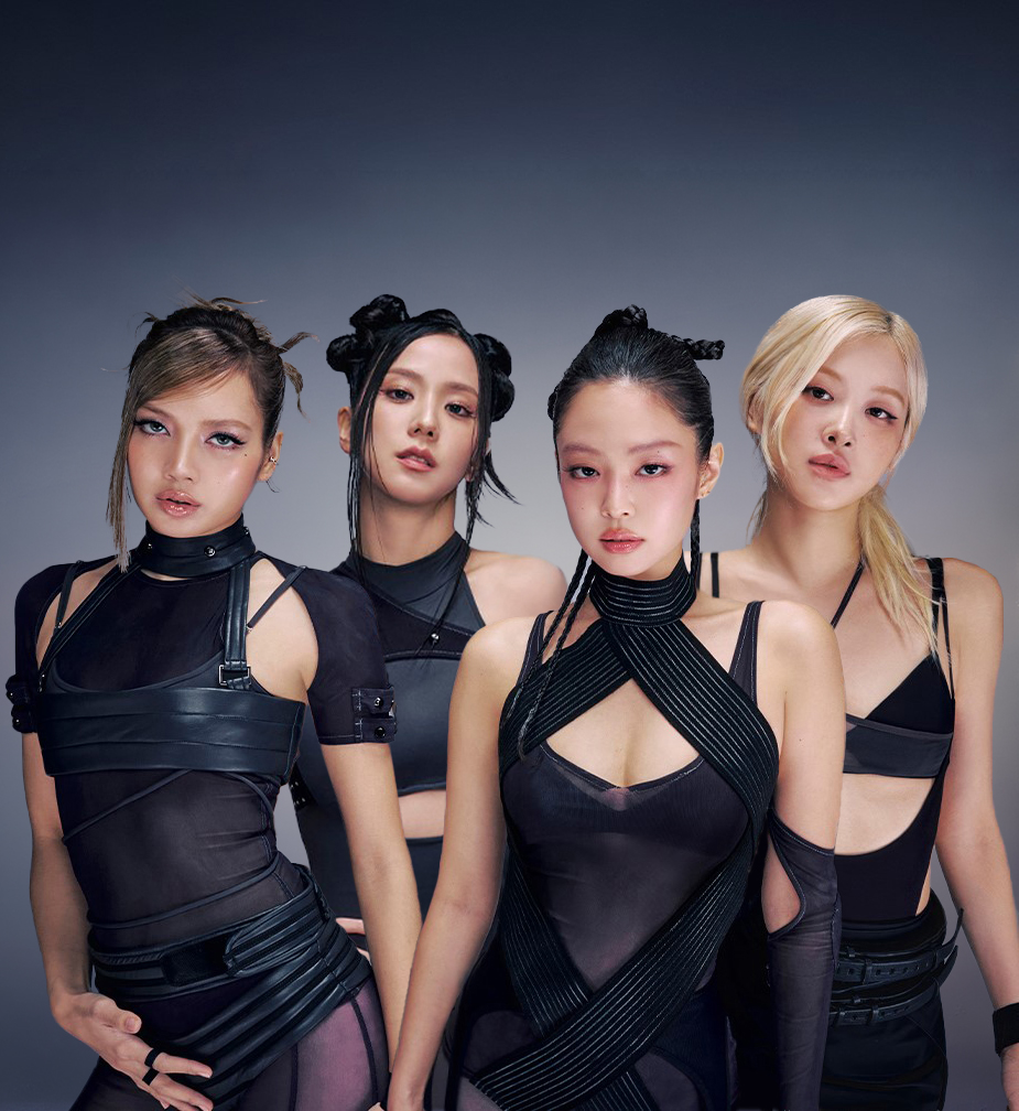 TheePopCore's tweet photo. BLACKPINK turns the National Museum of Korea pink for their “DEADLINE” pre-listening event, with the official release set for tomorrow. https://t.co/3ASNSpmZbp
