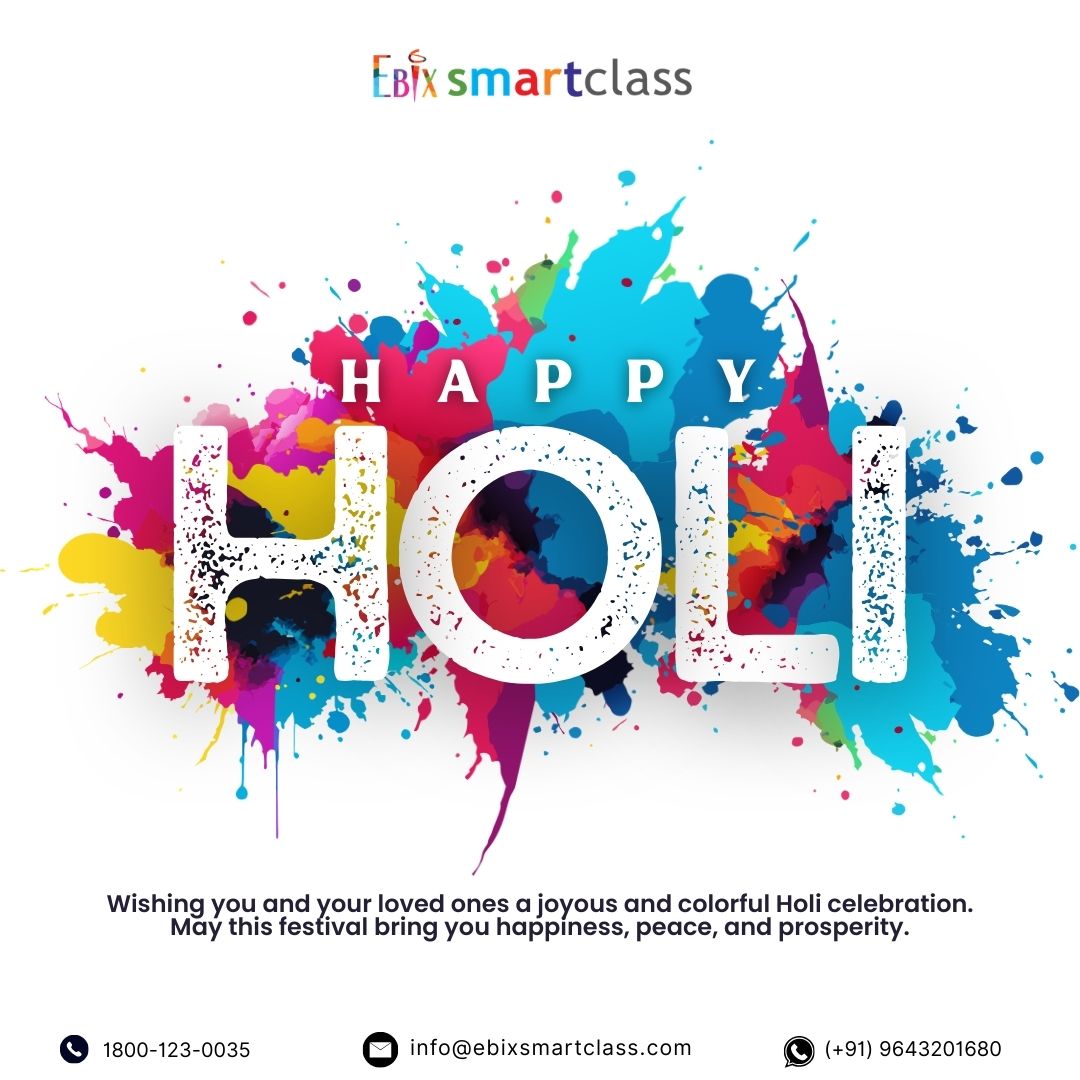 Ebix_Smartclass's tweet photo. Let’s celebrate the festival of colors with joy, positivity, and togetherness!

May this Holi fill your classrooms and your lives with vibrant energy, happiness, and success.
Wishing you a safe and colorful Holi!

#HappyHoli #Holi2026 #FestivalOfColors #CelebrateTogether https://t.co/dX4EqlrNot