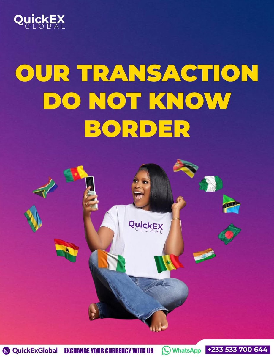 QuickExGlobal's tweet photo. Hold and manage different currencies all in one place. Swap between them instantly whenever you need to. 

Whether you are saving, planning a trip, or just organizing your funds, the exchange happens right in our WhatsApp platform .Be ready for any transaction. 

#quickexglobal https://t.co/VlG7QDoVaw