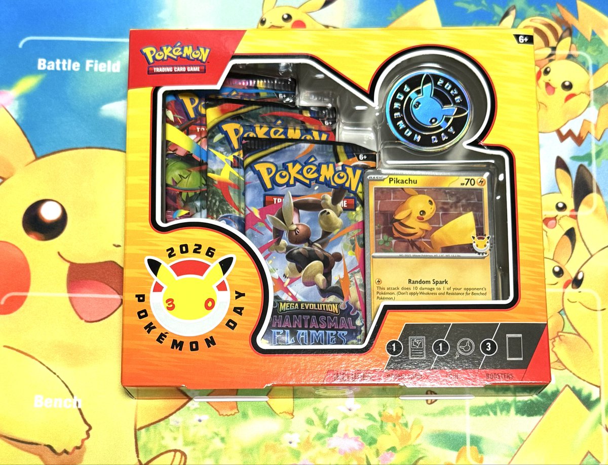 では、珍しく仕事を早めに終えたので…！ 30周年を祝ってPokemon Day