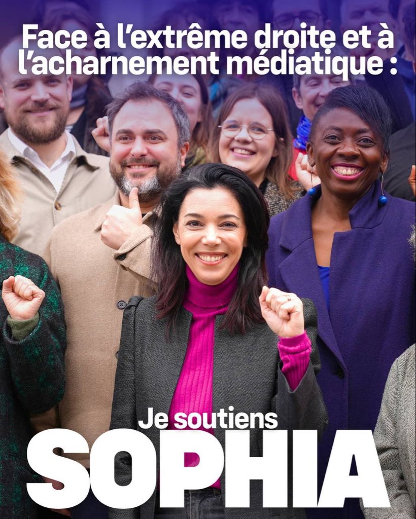 SabrinaNouri75's tweet photo. Face aux calomnies de l’extrême droite et des médias bollorisés, je soutiens plus que jamais Sophia Chikirou. 

À Paris, elle incarne une alternative de gauche combative, fidèle à la justice sociale et à l’égalité. Ne cédons pas aux campagnes de dénigrement. https://t.co/qX5KNItJau