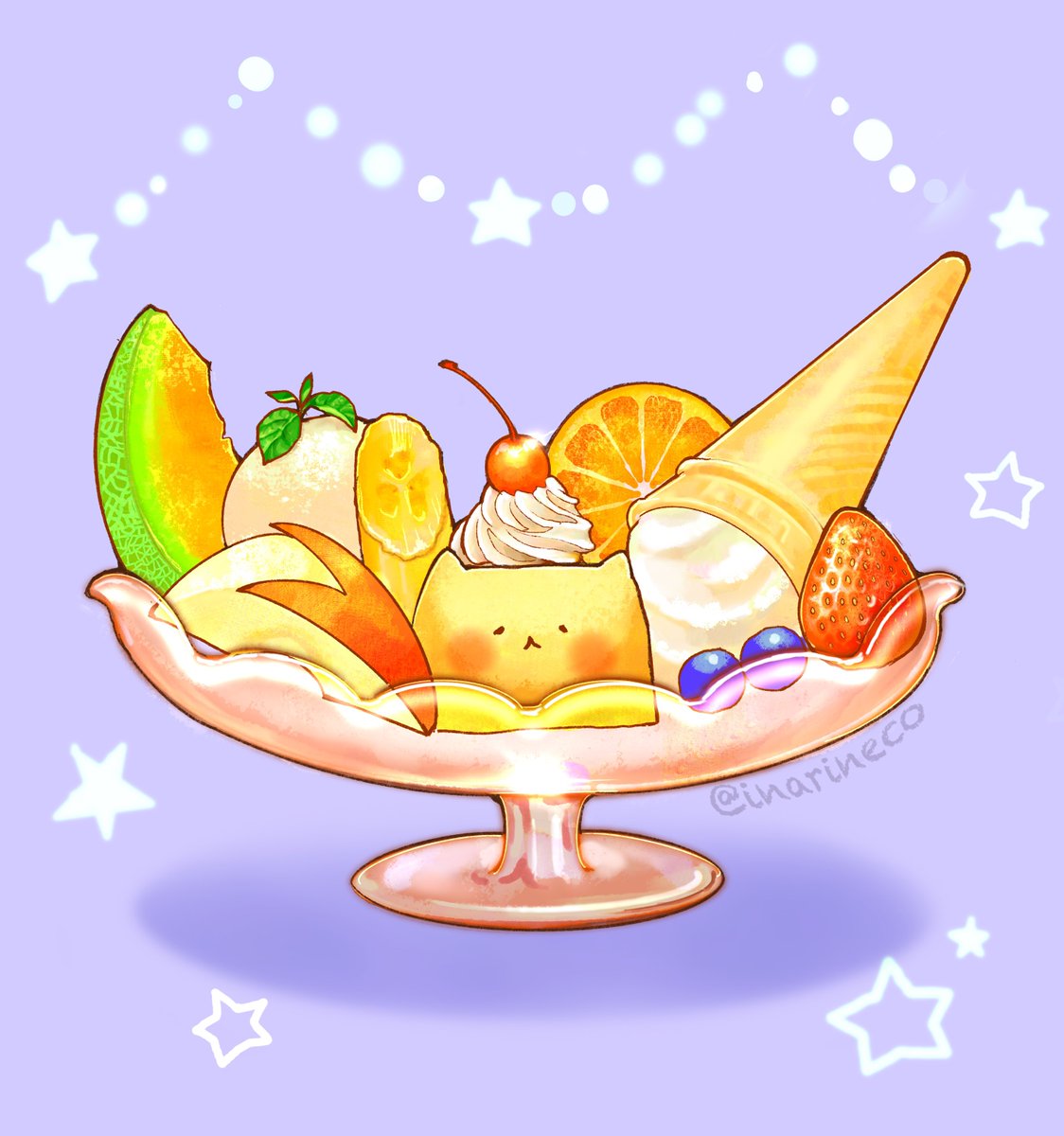 inarineco's tweet photo. 美味しく食べてね❤️

#イラスト #illustration https://t.co/4ZyLausPxn