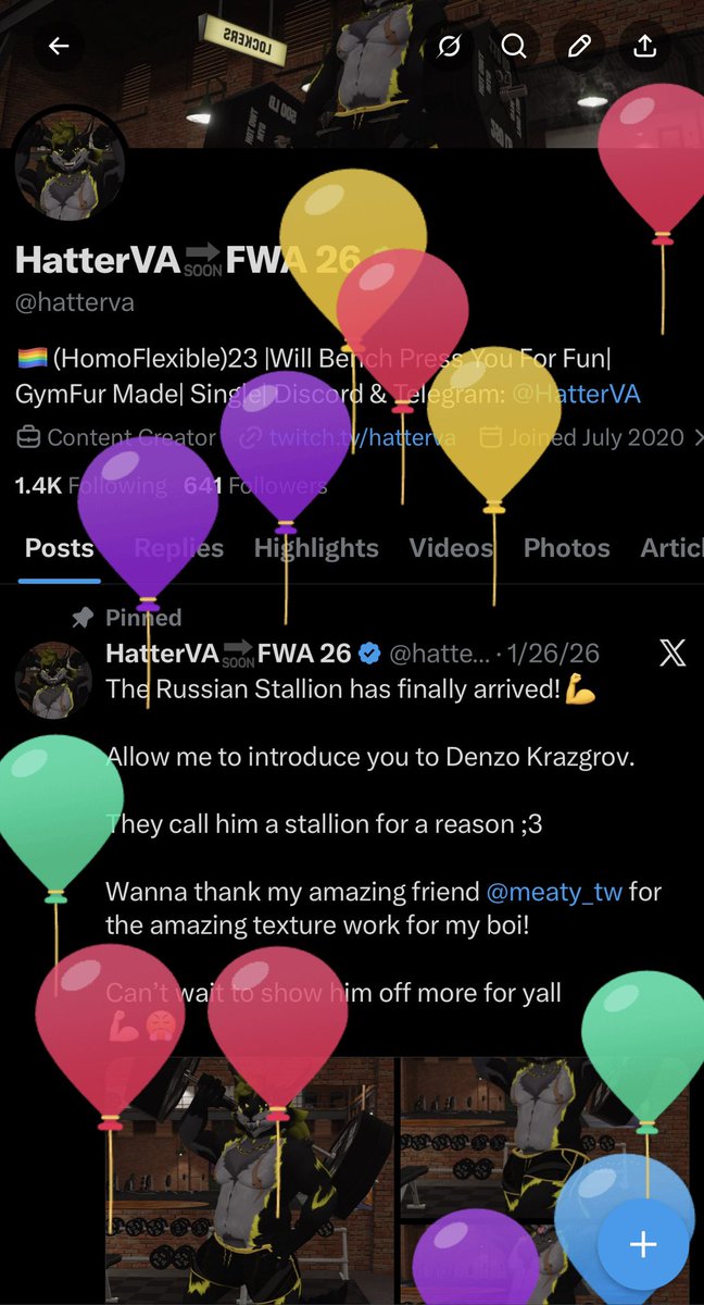hatterva's tweet photo. Ooo pretty balloons https://t.co/YV8ER5dkSd