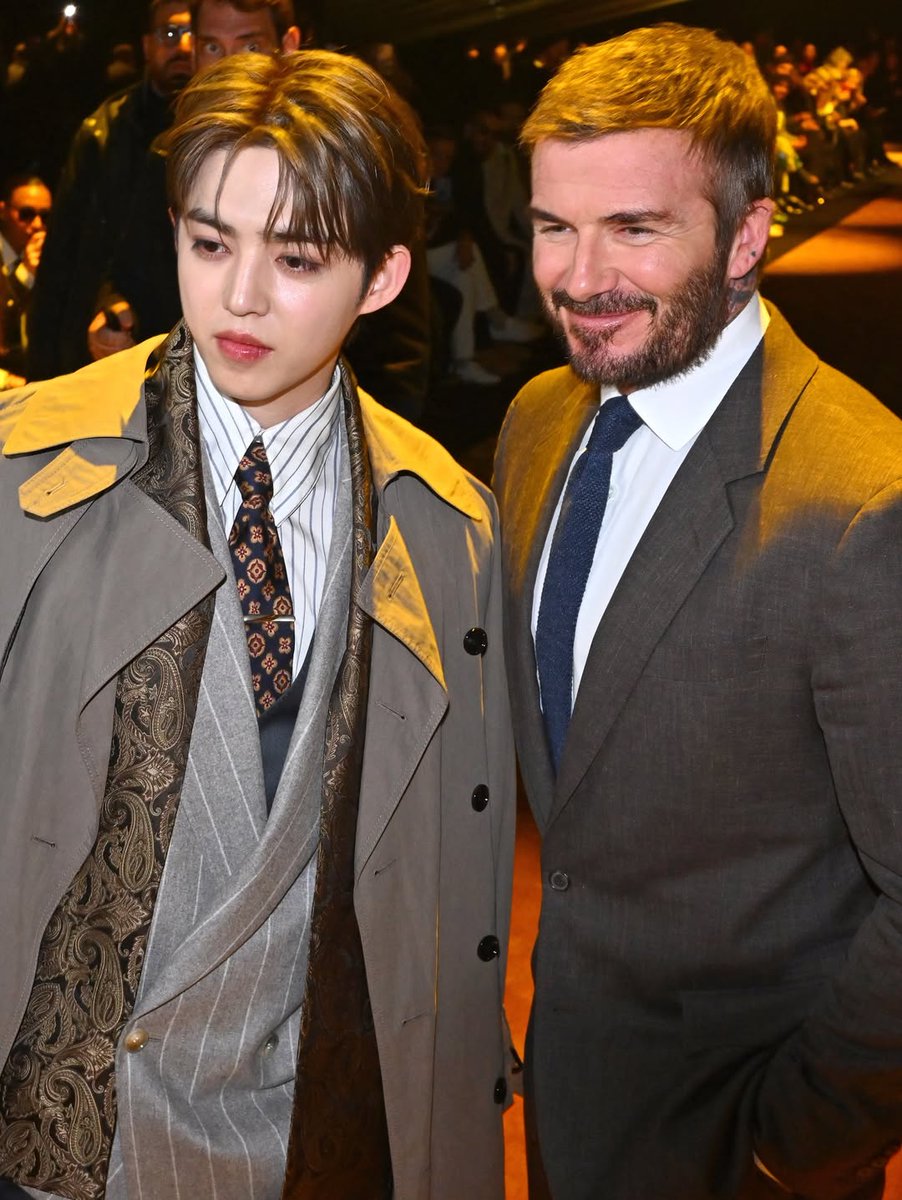 This photo of S.COUPS and David Beckham wow 😱

 BOSS SCOUPS RETURNS TO MFW
#SCOUPSxBOSSFW26
#BeYourOwnBOSS
#MilanFashionWeek
<a href="/pledis_17/">세븐틴(SEVENTEEN)</a>