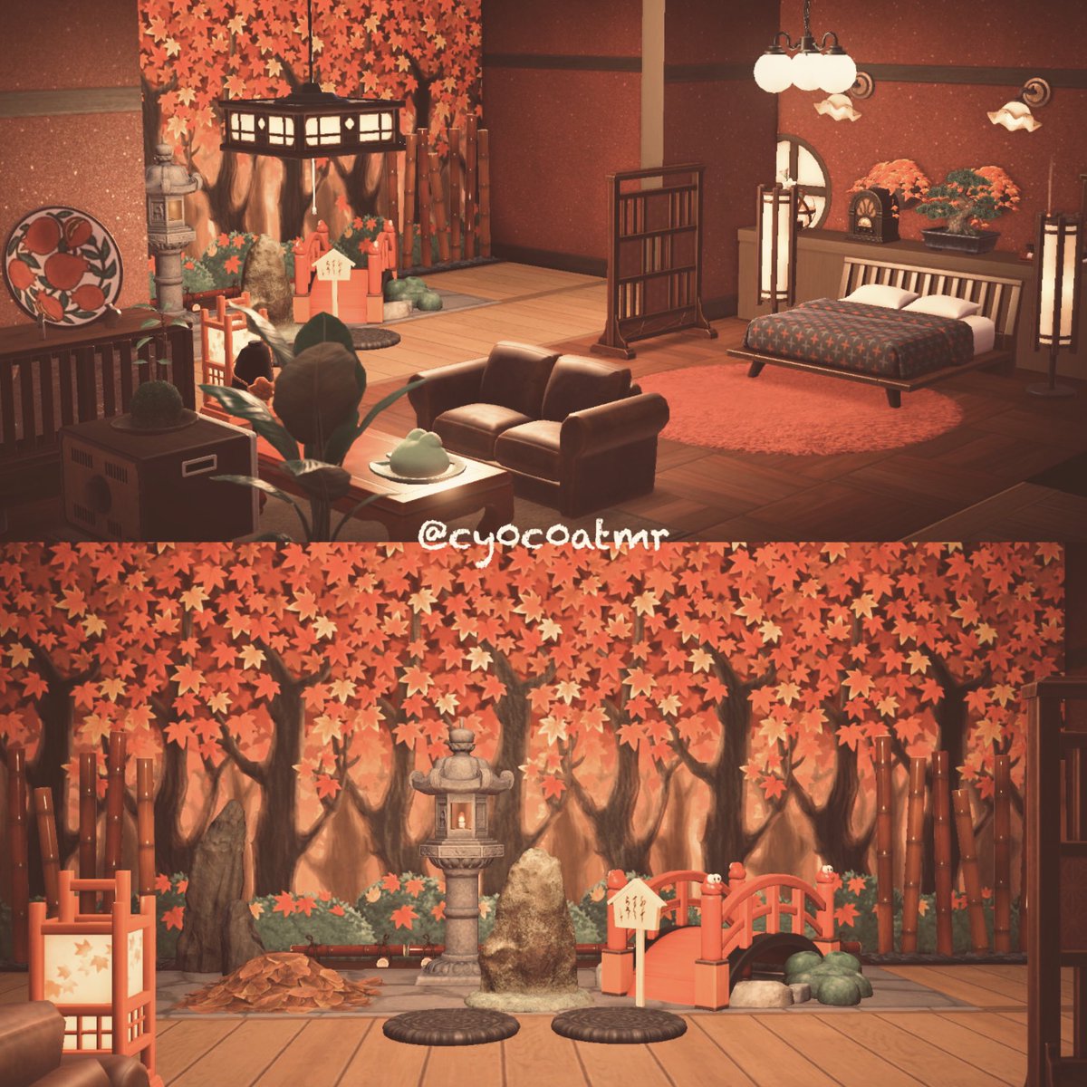 リゾートホテル
紅葉な部屋🍁

#あつまれどうぶつの森
#あつ森
#あつ森写真部
#あつ森好きな人と繋がりたい
#animalcrossing
#あつ森アプデ