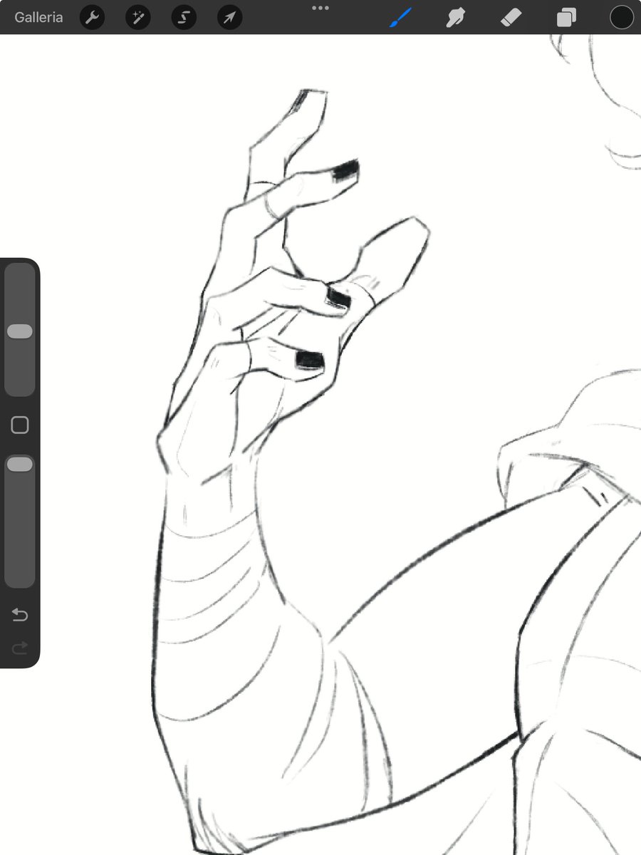 This might not be the most anatomically perfect hand in the world, but it's my best hand drawn so far (it's a c0mm WIP)