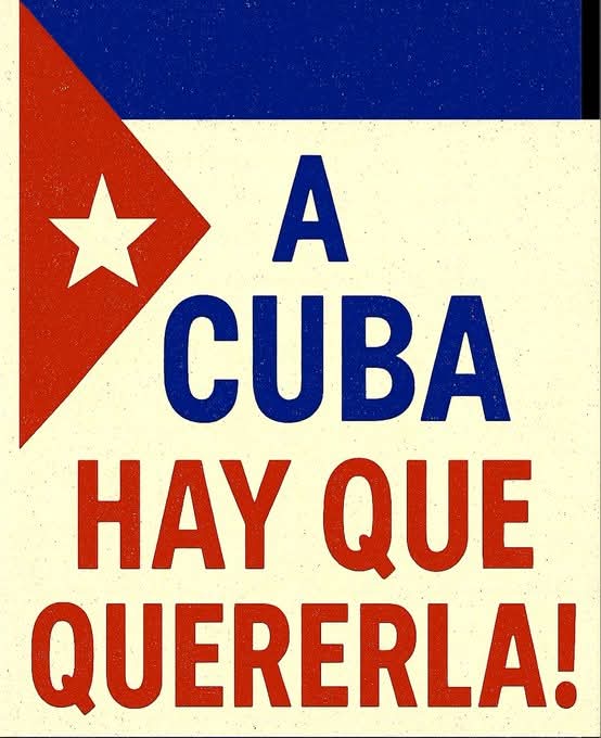 Hay que quererla y MUCHO ❤️💯🇨🇺❤️💯🇨🇺❤️💯🇨🇺
#CubaEstáFirme 
#CubaSoberana 
#100AñosConFidel 
🟥⬜️🟦