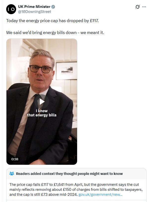 This is why the government wants to clamp down on X, and indeed on social media more widely.
Nothing to do with AI undresssing people. Nothing to do with child safety.
Everything to do with preventing us from calling out blatant lies by government ministers, in real time.