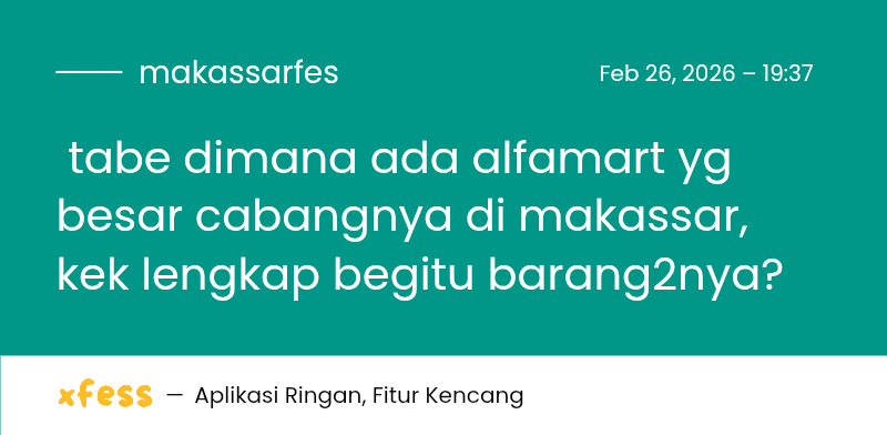 MAKASSAR FESS tweet media