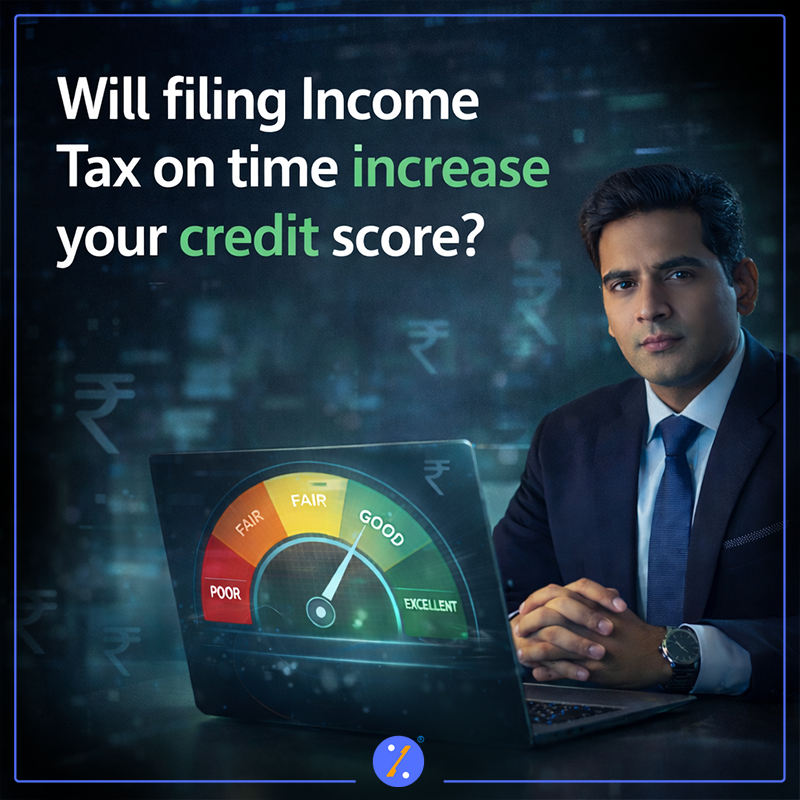 BankBazaar's tweet image. Filing your income tax on time does not directly increase your credit score. However, it can indirectly help in certain situations.

#CreditScore #IncomeTax #ITR #PersonalFinance #FinancialPlanning 

1/6