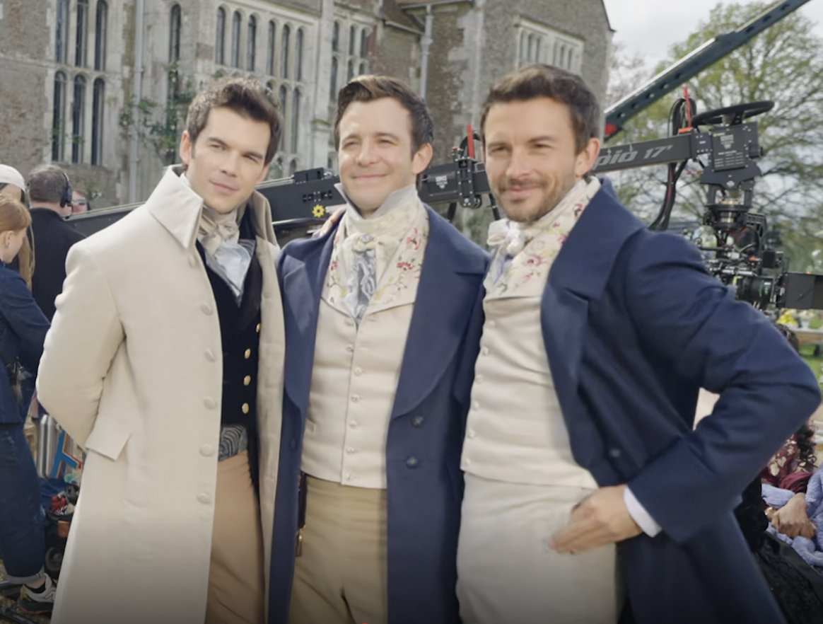 THE BRIDGERTON BROTHERS ARE FINALLY IN ABC ORDER SOMEONE PUBLISH THESE PHOTOS OFFICIALLY IMMEDIATELY!!!