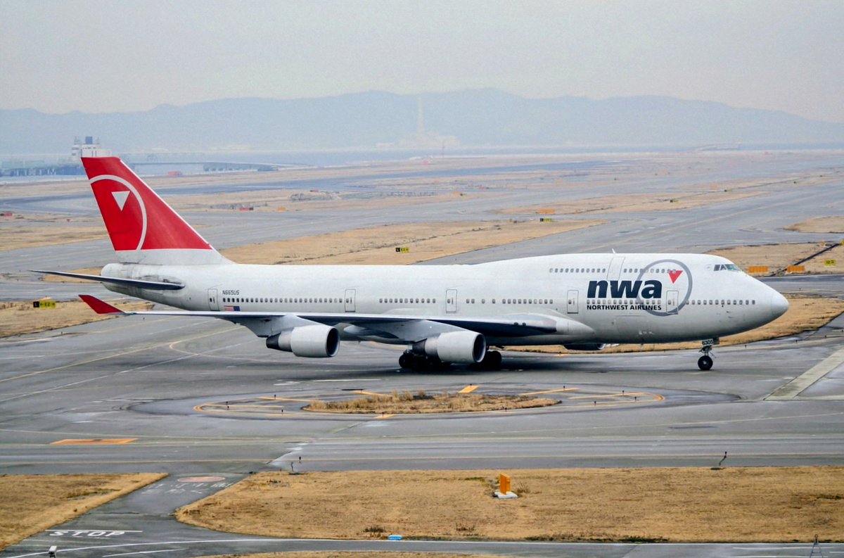 2008.2.26 18年前の今日は関空を訪れていました✈️ ノースウエスト