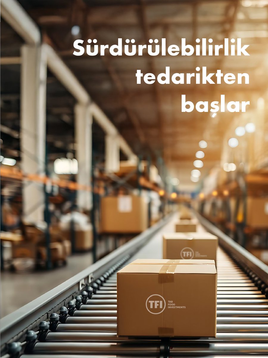 TabFoods's tweet photo. Sürdürülebilirlik, TFI’da tedarik zinciri stratejisinin temelidir. Çevresel, sosyal ve ekonomik değeri gözeten bir yaklaşımla sürdürülebilir bir gelecek için çalışıyoruz. https://t.co/kjYOrkaGhX