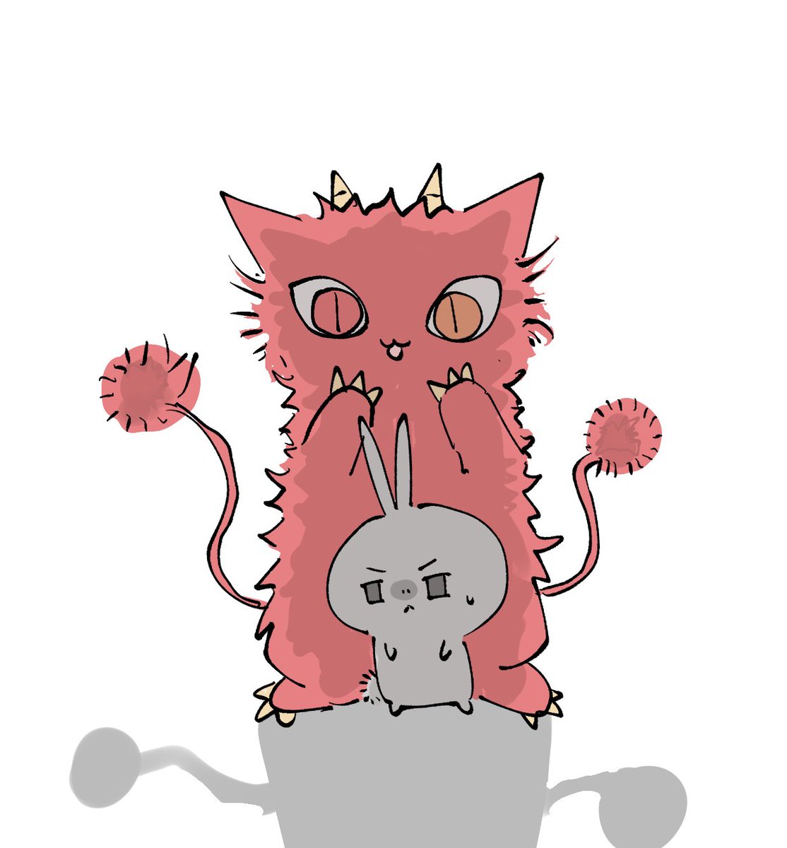 이런먹적원합니다, 적카츠요랑 먹작귀