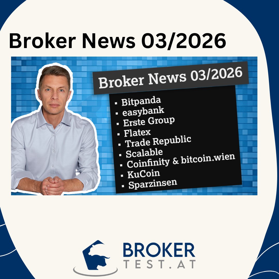 brokertest_at's tweet photo. Broker News 03/2026: Btipanda, easybank, Flatex, Trade Republic, Scalable, KuCoin, Sparzinsen, ...

👉🏽 zum Video: https://t.co/1hR1tGNaDA

#flatex #bitpanda #easybank #traderepublic #scalable #kucoin #coinfinity https://t.co/IVnvRfoiAw