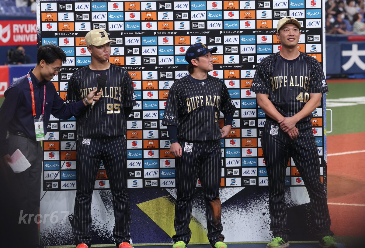 チームの仲間と絡むと、良さが際立つ真弘。 #西野真弘 #Bs2025