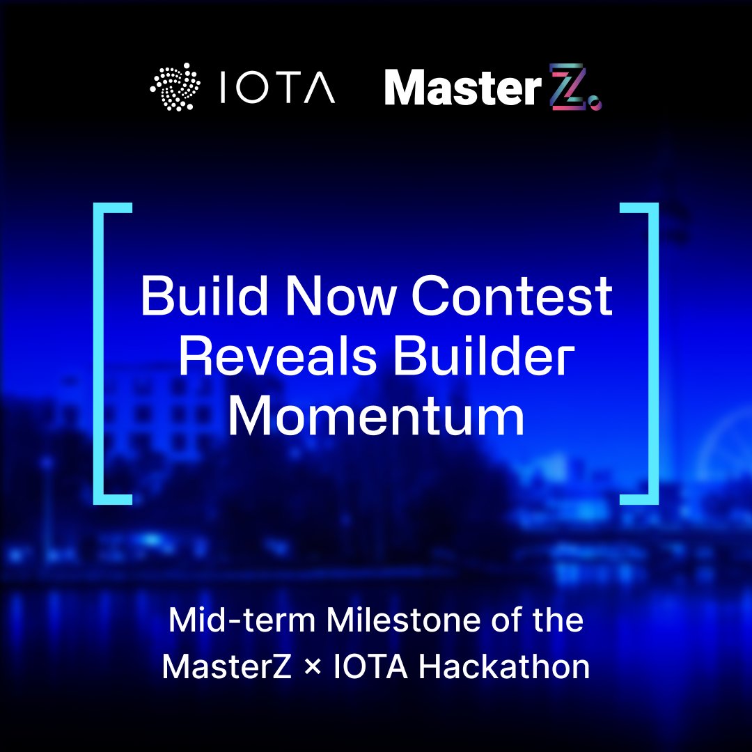 The MasterZ (<a href="/masterz87148/">MasterZ | Blockchain & Digital Assets</a>) × IOTA Hackathon has reached its mid-term milestone with the Build Now Contest.
Teams submitted product concepts, system architectures &amp; technical stacks built on IOTA across:
✅ Trade &amp; Supply Chain
✅ RWA &amp; TradFi
✅ Data Integrity &amp; Privacy...