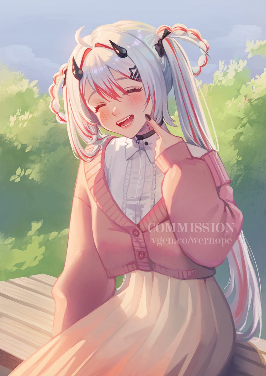 Smile~ 🩷
Rubee requested by <a href="/Ulostmehello/">GrandmaOldge</a> 
#rubeeART