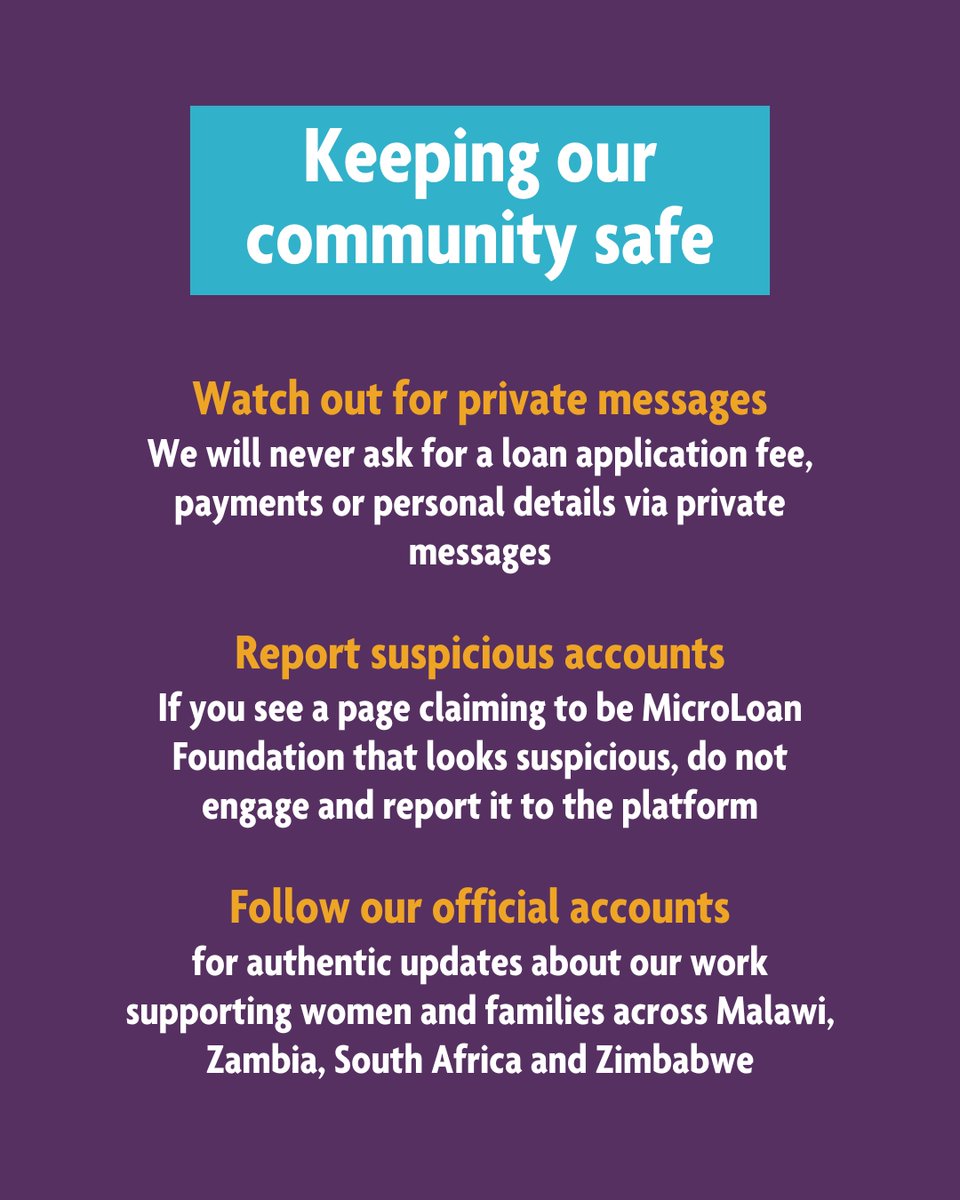 MicroLoan Foundation tweet media