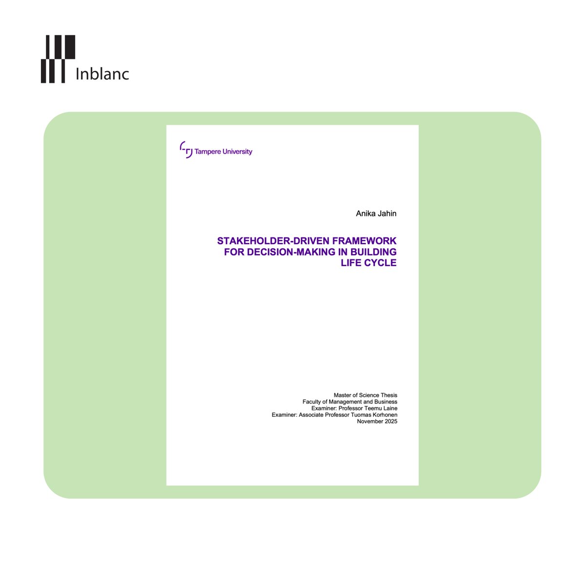 INBLANC EU Project tweet media