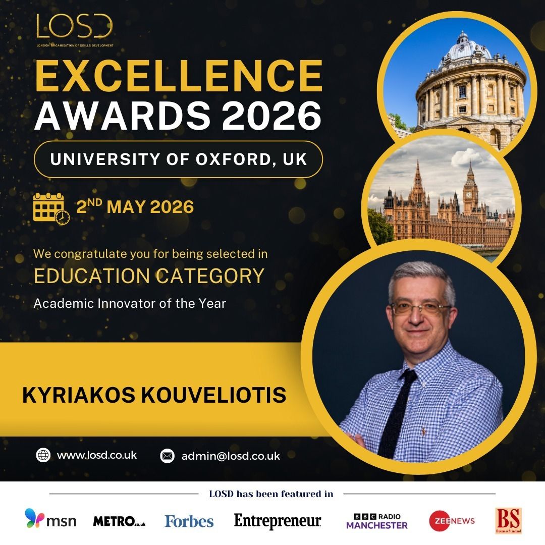 Prof. Dr. KYRIAKOS KOUVELIOTIS FRSA (@kouveliotis) on Twitter photo 