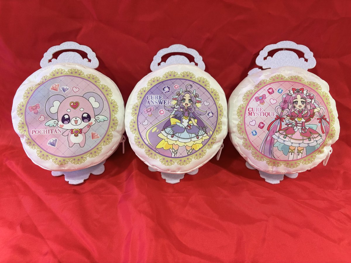 ⏰景品情報🎀 名探偵プリキュア！ ぬいぐるみポーチ 入荷しました