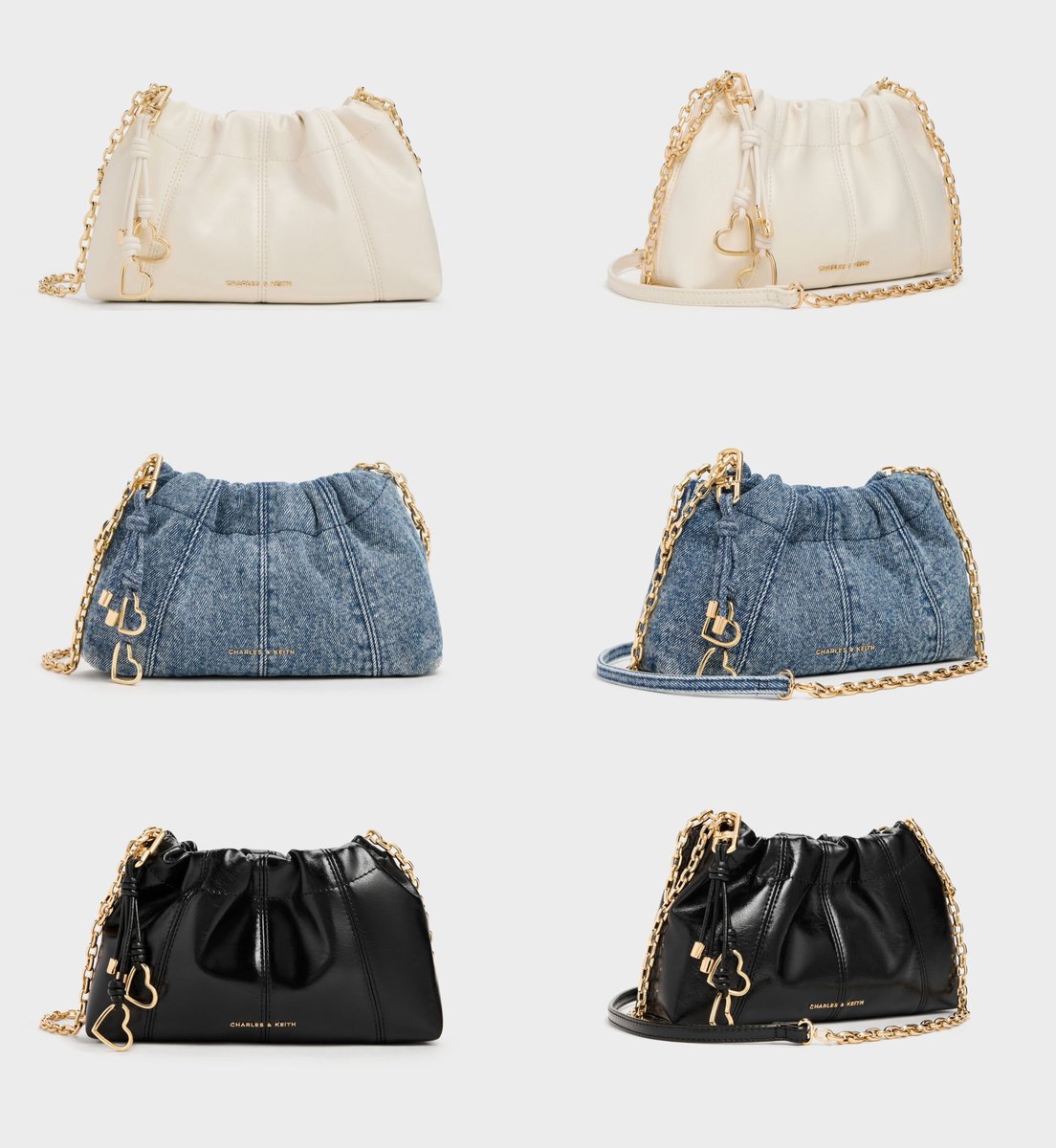 NEW】Ciara シアラ ルーシュドクロスボディーバッグ👖👜