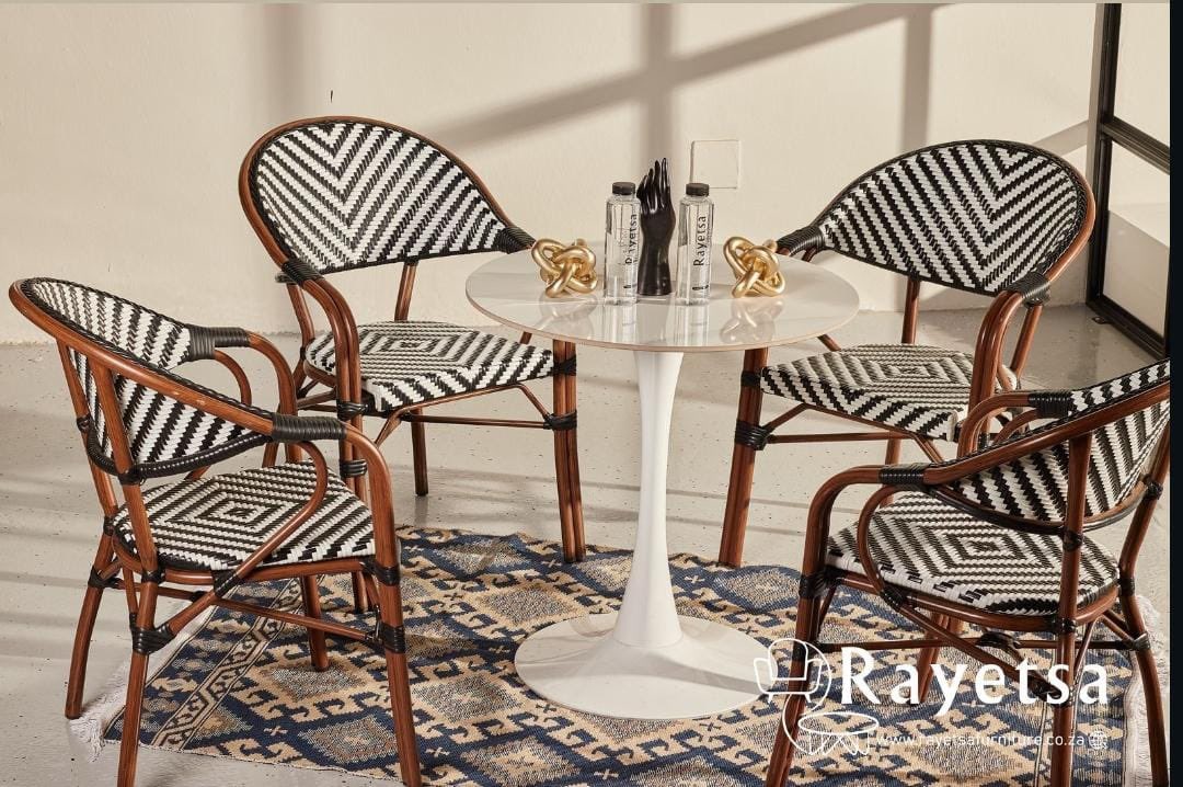 Designed to elevate café and hospitality spaces, the Havana Café Set blends timeless style with refined comfort.

📍 Rayetsa Custom Furniture
🌐 rayetsafurniture.co.za⁠
079 275 5182
Trading Hours
Mon – Fri: 09h00 – 17h00
Sat: 09h00 – 14h00
Sun: Closed
🇿🇦 Proudly South African