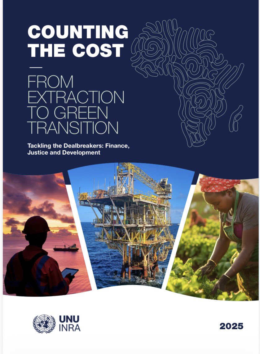 UNUINRA's tweet photo. “Africa must balance low-carbon transition with economic stability:An abrupt shift from hydrocarbons could destabilize economies,constrain debt repayment capacities & impact millions of livelihoods.”
Full Report here ⬇️:
https://t.co/eYN5INgqdN
#strandedassets #greentransition https://t.co/8IqPVuceQl