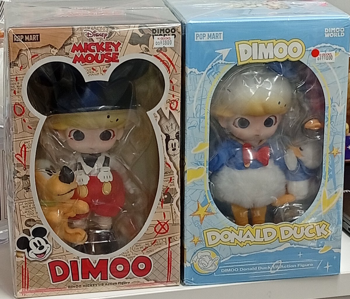 入荷情報】 「POPMART」 DIMOOのミッキーとドナルドのアクション