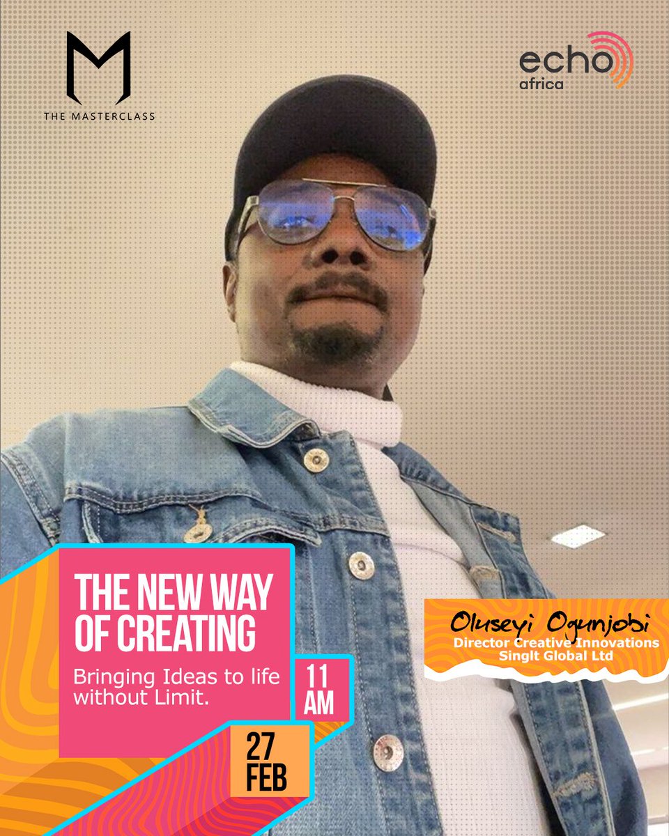 EchoAfricaa's tweet photo. What if there was a new way to create… without limits?
Don’t just create. Create differently.

#Echoafrica #Masterclass #contentcreation https://t.co/ikaxPzULKy