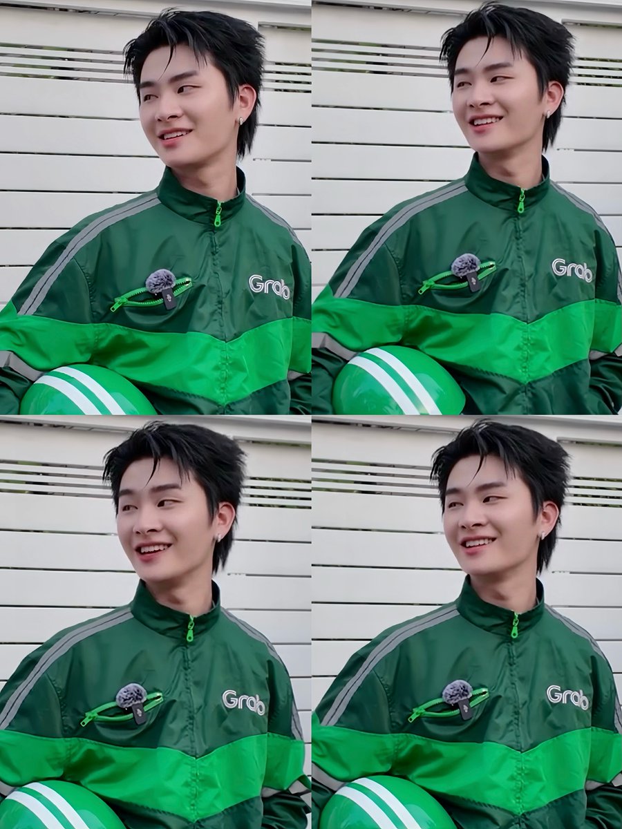 ยักคิ้วหลิ่วตาเก่งมาก แกร็บหล่อบอกต่อ 💚✨