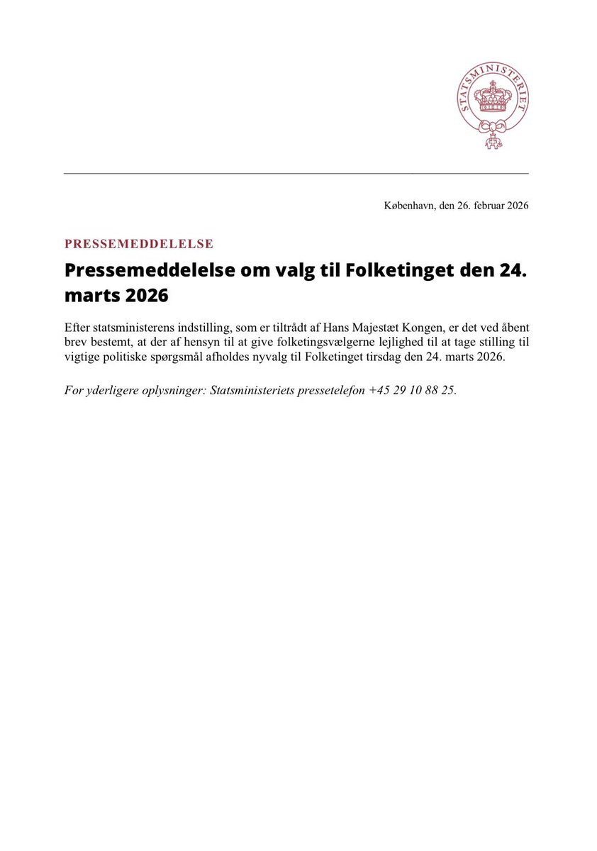 Statsministeriet tweet media