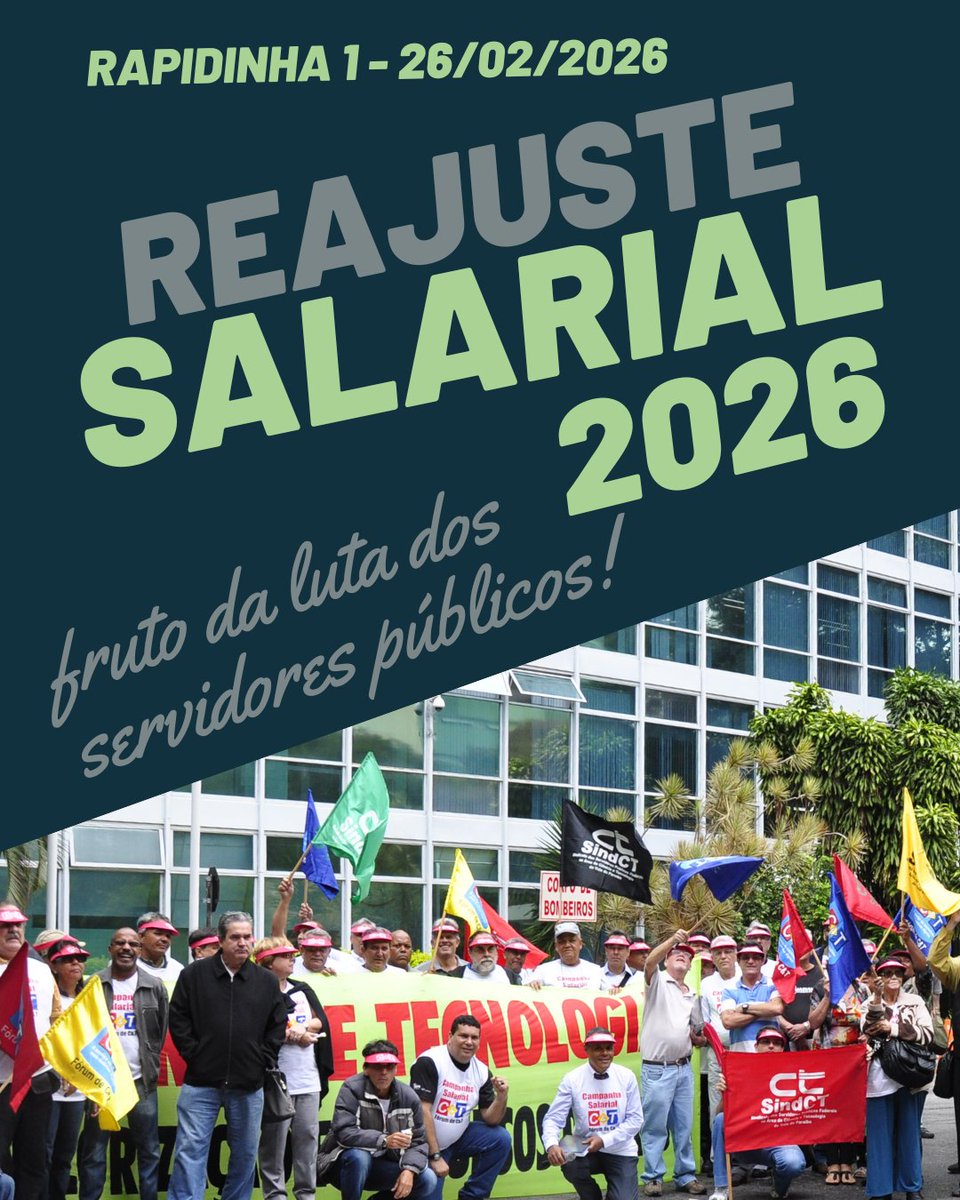 Veja a Rapidinha com as novas tabelas salariais no site do SindCT: sindct.org.br/sindct/comunic…