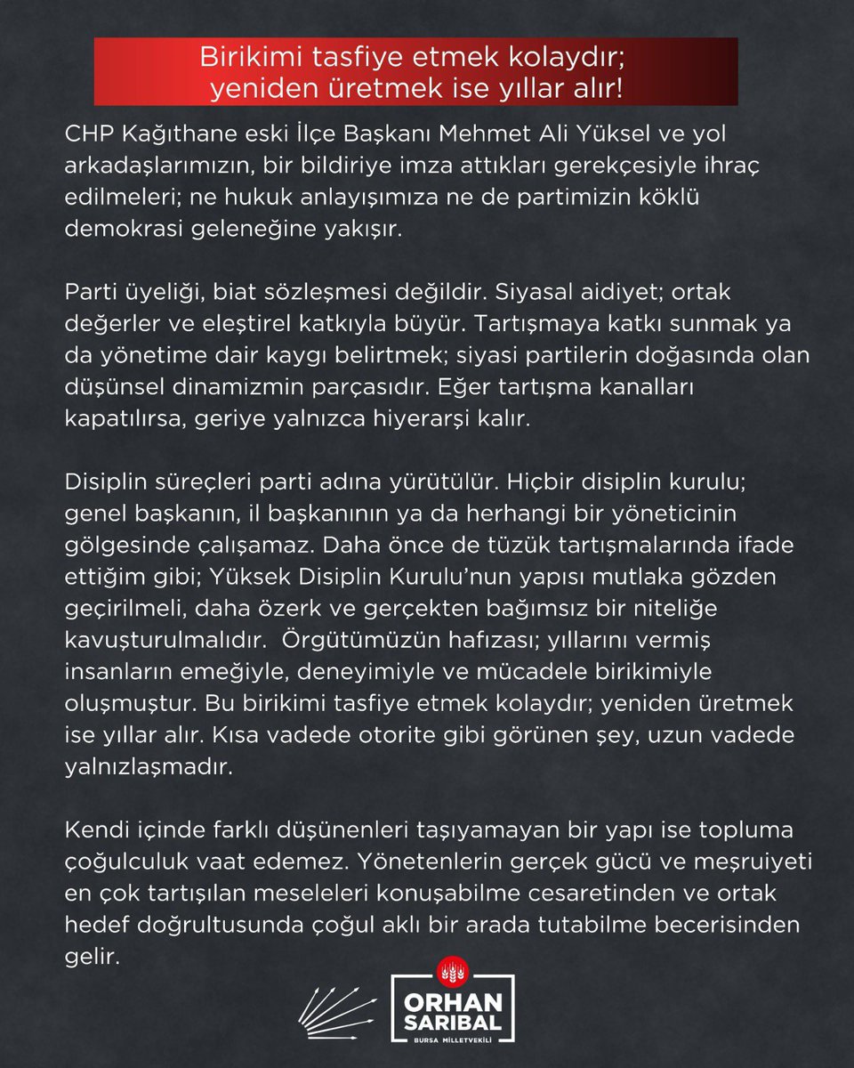 Orhan Sarıbal tweet media