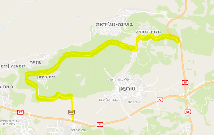 fantman's tweet photo. @idoklein1 אם הכביש צפונה למחלף גולני ממש פקוק, אפשר לעלות לכיוון בית רימון ולהמשיך על דרך נופית סלולה, הבונוס- נוף יפהפה של בקעת בית הכרם https://t.co/73tvhr89tz