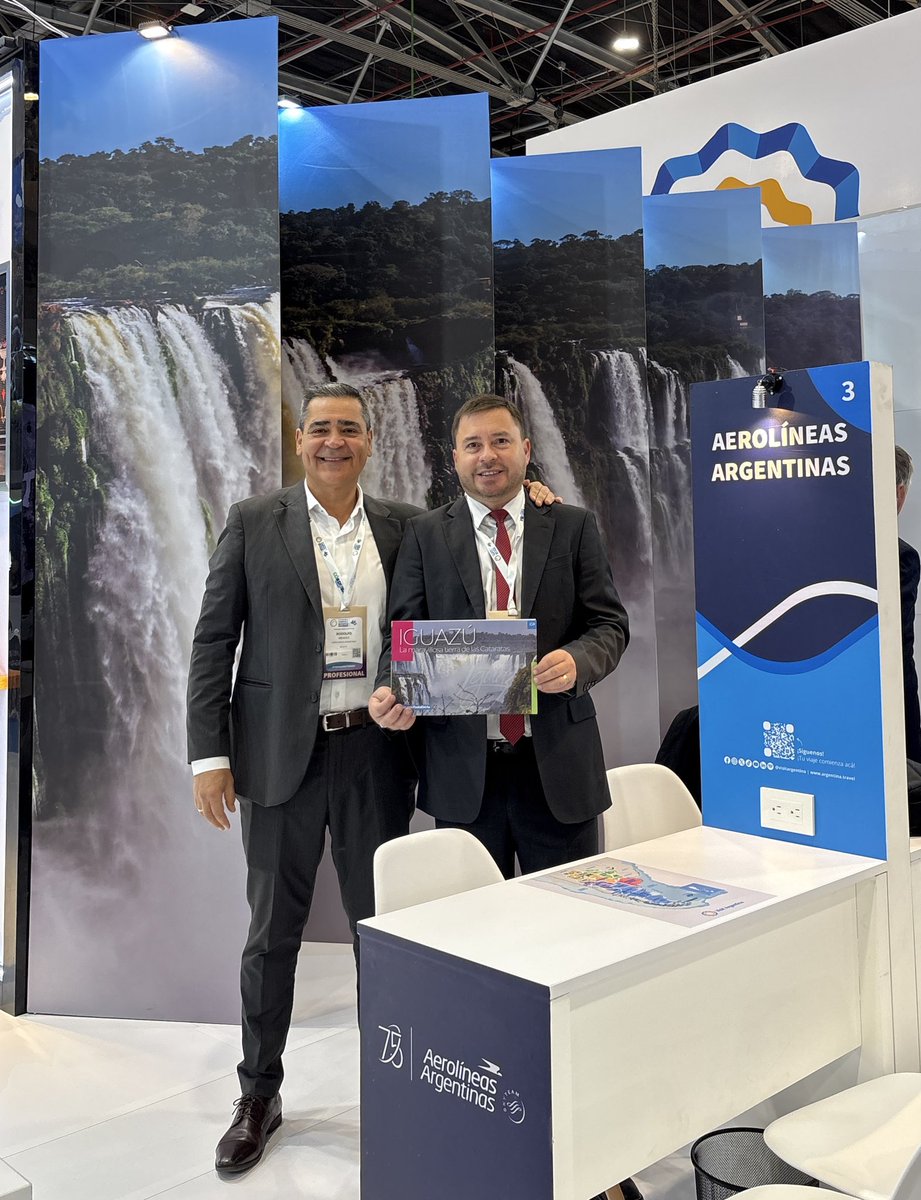 lucasleoigr's tweet photo. Iguazú está presente en la Vitrina Turística de ANATO en Bogotá.

Estos mercados son clave para que nuestro destino siga bien posicionado y continúe generando turismo hacia Iguazú durante todo el año.

Mas turistas en la ciudad es más trabajo para nuestra gente.

#IguazuTodoElAño https://t.co/9lzIGEycjd