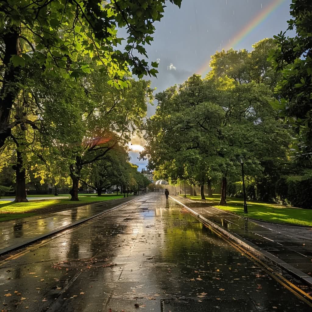 ThisIsIreland3's tweet photo. 📍 Dublin’s Hidden Magic – St. Stephen’s Green After Rain 🌳
📸 Irish Art & Architecture
#Dublin #StephensGreen #Ireland #Dunlincity #Rainbow https://t.co/qr9wH8w3vz
