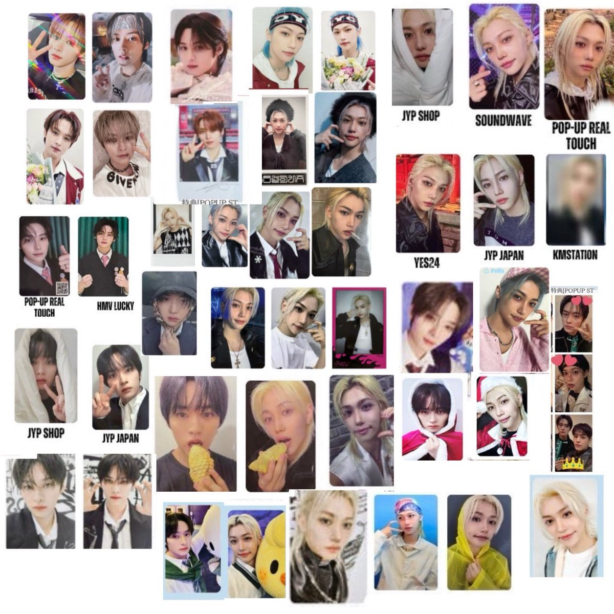 Stray Kids スキズ トレカ 交換 ユニット バンチャン リノ チャンビン