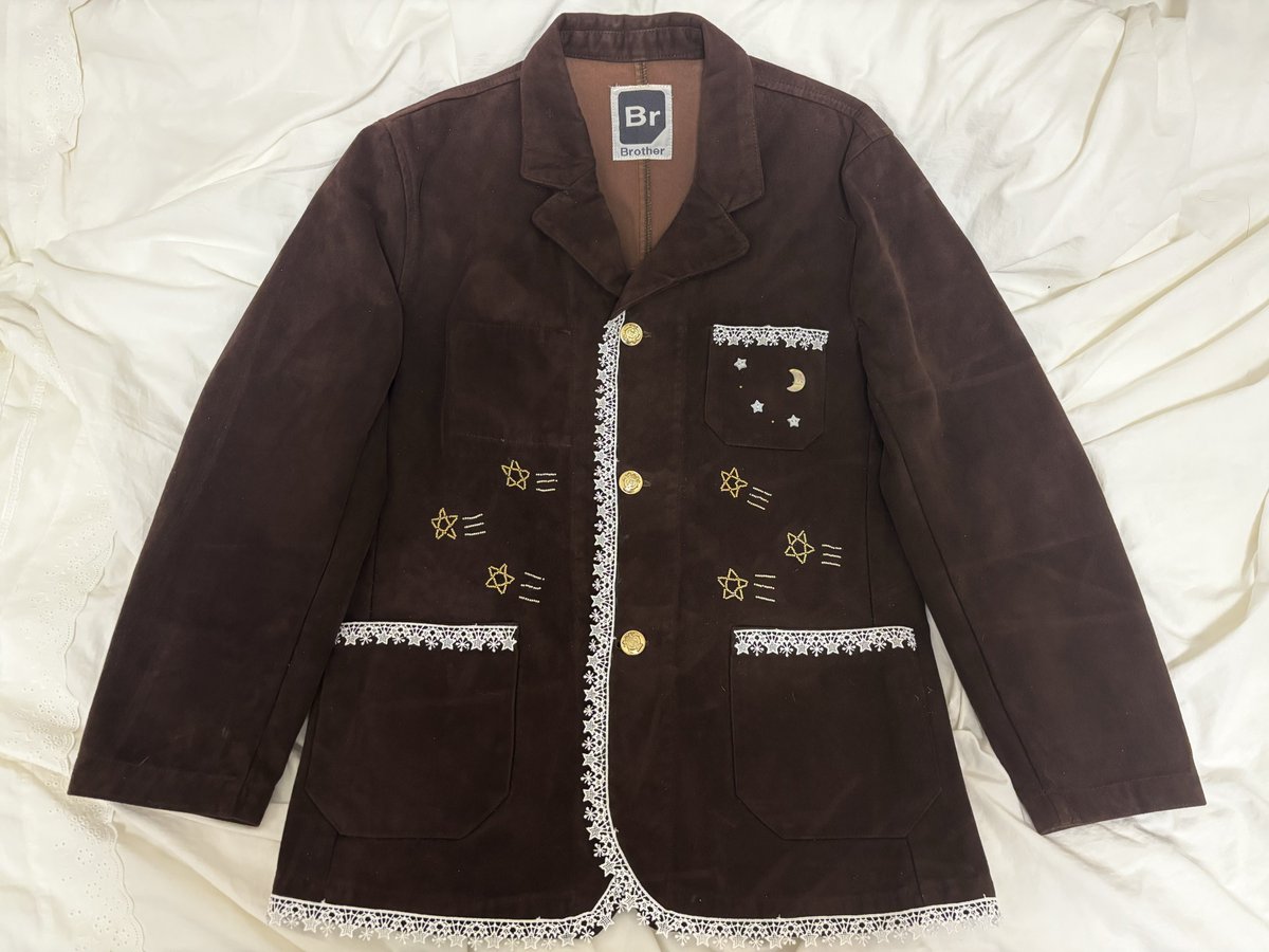 オーダーいただいていたジャケットが遂に完成しました.ᐟ.ᐟ.ᐟ✩°｡⋆⸜(* ॑꒳ ॑*  )⸝