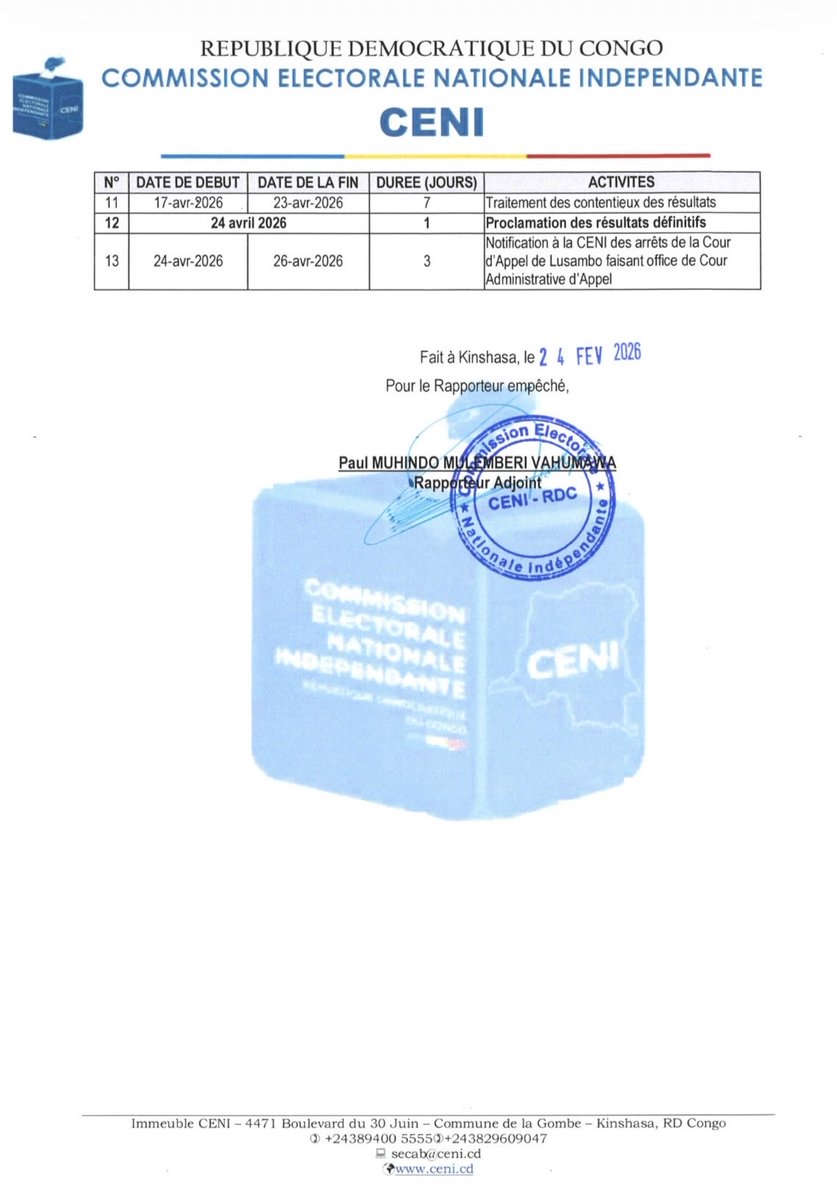 Ceni-RDC tweet media