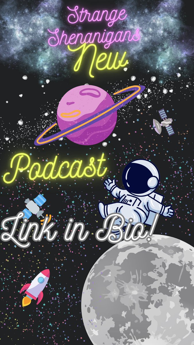 TheStrangeShow's tweet photo. New podcast episode just dropped! Head on over and give it a listen! #indiepodcastsrule #supportindependance #sidehustle 
https://t.co/zVf36t94G0 https://t.co/YmjnokHsGo
