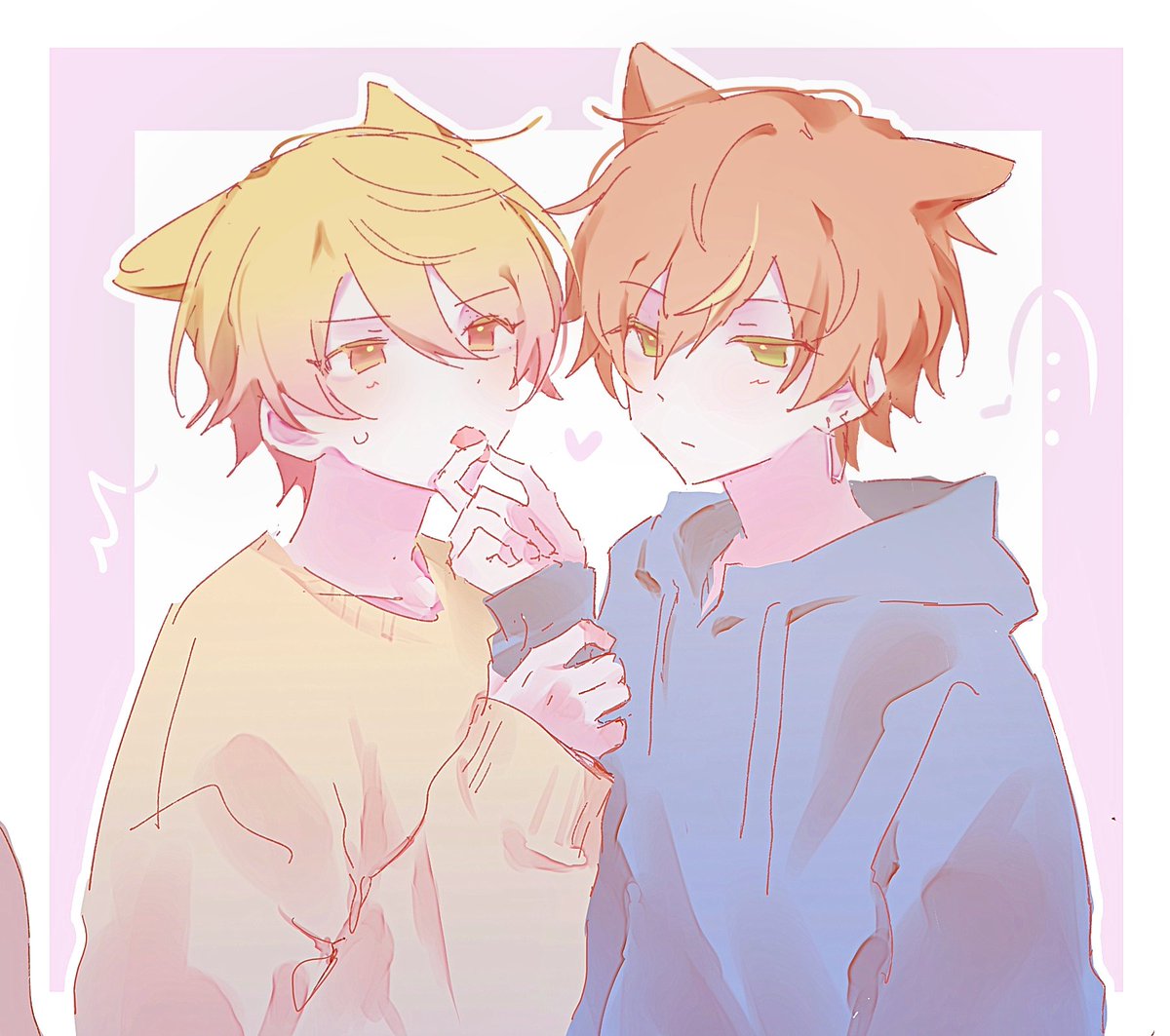 ruobinga's tweet photo. 🐱🐱 #彰司 #prsk_FA https://t.co/e4f5KPAjDe